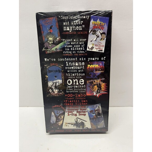 The Best of Creatures of Habit Party Edition (1998) Snowboard VHS Tape - New! - Picture 3 of 5
